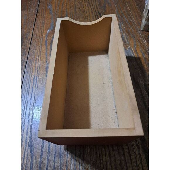 Vintage 90s ABC Distributing American Flag Patriotic Wood Box Farmhouse Decor - Picture 5 of 7